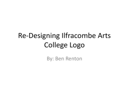 Re-Designing Ilfracombe Arts College Logo