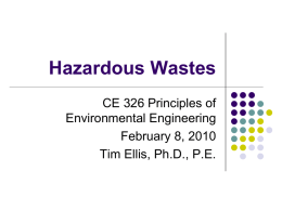 Hazardous Wastes - Iowa State University