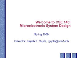 Microelectronic System Design