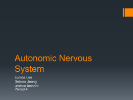 Autonomic Nervous System - Downey Unified School District