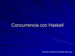 Concurrencia con Haskell