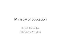 Ministry of Education - The 21st Century Learning