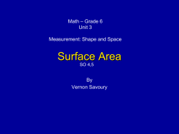 Surface Area