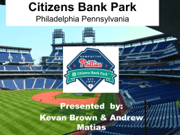 Citizens Bank Park Philladelpia Pennsylvania