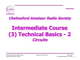Technical Basics - 2