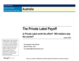 Australia - Private Label Manufacturers