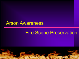 Arson Awareness - LSU Fire and Emergency Training Institute