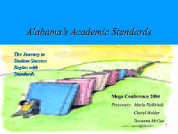 State Achievement Standards Implementation