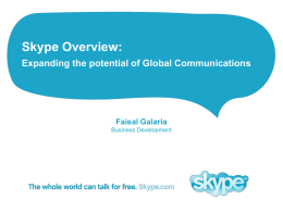 Skype Groups - D