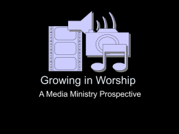 Growing in Worship