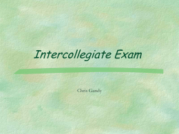 Tips to Passing the Intercollegiate Specialty Examination