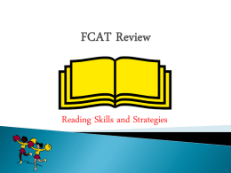 FCAT Review - South McKeel Academy
