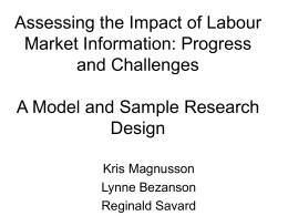 Assessing the Impact of Labour Market Information