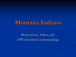 Montana Indians - Home - Columbia Falls Schools