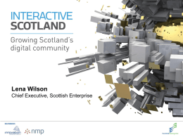Interactive Scotland - Scottish Enterprise