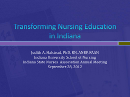 Transforming Nursing Education