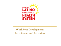 The CT Latino Behavioral Health System (CT LBHS): Creating