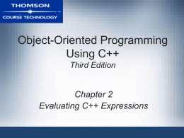 Object-Oriented Programming Using C++, Third Edition