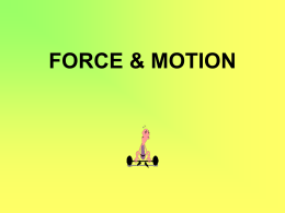 FORCE & MOTION - Boyle County School District