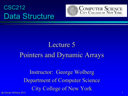 Data Structures - City University of New York