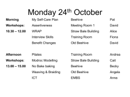 Monday 24th October