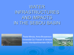 WATER INFRASTRUCTURES IMPACTS AND DEMAND …