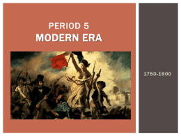 Period 5 Modern Era - Home