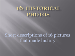 13 Fotos que hicieron Historia