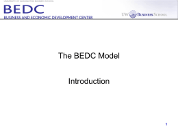 The BEDC Model - Bellevue College