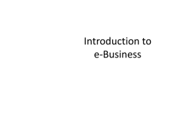 Introduction to e