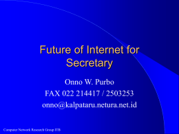 Future of Internet for Secretary