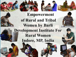 Barli - Barli Development Institute for Rural Women