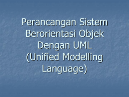 History of UML