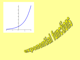 Exponential Functions . ppt