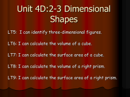 Three- Dimensional Figures