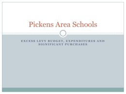 Pickens Area Schools - Randolph County Schools