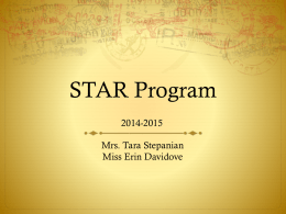 STAR Program - Long Hill Township School System
