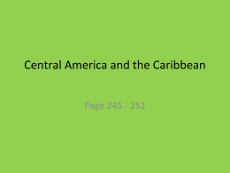 Central America and the Caribbean