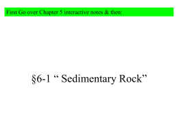 Sedimentary Rock”