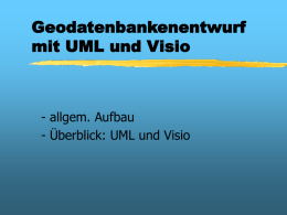 Geodatenbankenentwurf mit UML und Visio