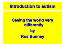 Introduction to autism