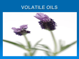 VOLATILE OILS - Fantastic Flavours