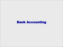 FI Bank Accounting