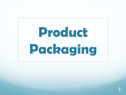 Product Packaging - Ulster University