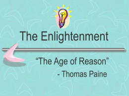The Enlightenment - ESM School District