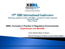16th XBRL International Conference