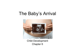The Baby’s Arrival