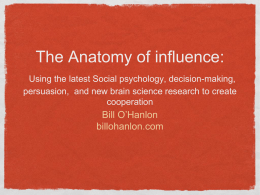 The Anatomy of influence: Using the latest Social
