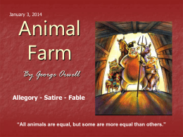 Animal Farm - Central Columbia School District