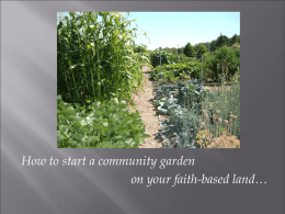 Community Gardens - Ecumenical Ministries of Oregon
